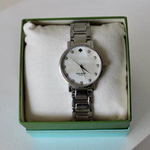 Silver Mother of Pearl Watch
